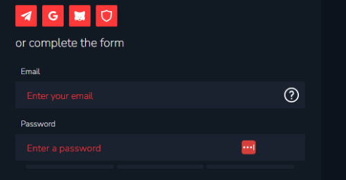 Abre tu cuenta en la plataforma