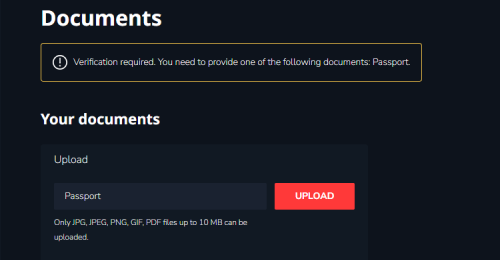 Haz la verificación de perfil