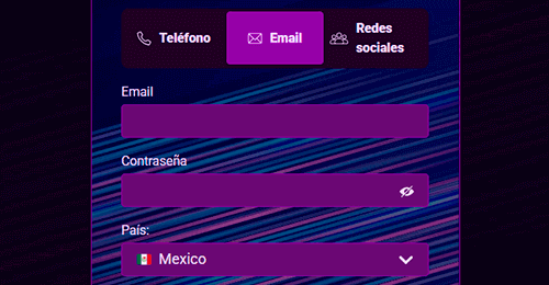 Regístrate en la plataforma