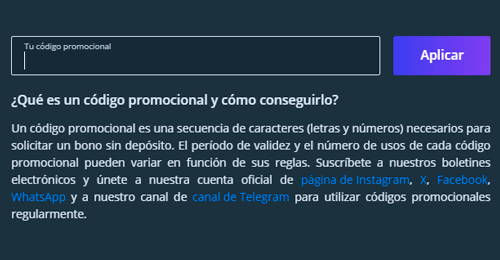 Activa el bono y empieza a jugar