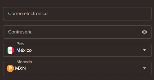 Crea tu cuenta en Sol Casino